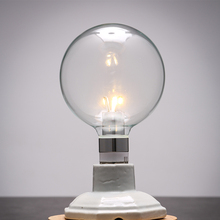 Оптовая Продажа E27 LED CHIP 3W AC110V-240V Edison G95 лампа прозрачная стеклянная капля 2024 - купить недорого