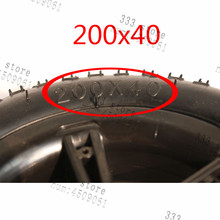 Neumático de cubo de rueda de 8 pulgadas 200X40, 6 uds., con vástago de válvula de ángulo doblado, para bicicleta, Scooter Eléctrico, pieza de motocicleta 2024 - compra barato