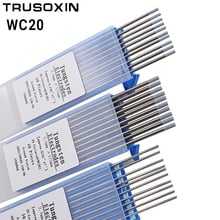 Cabezal de electrodo de tungsteno y cerio, aguja/cable de tungsteno, código de Color gris, 175MM, 10 Uds., para la supermáquina de soldadura TIG WSME 2024 - compra barato