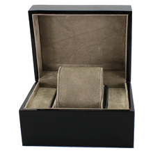 Caja de reloj de madera maciza, estuche de almacenamiento de joyas, almohada de una sola rejilla, organizador con cojín extraíble, cajas de reloj 2024 - compra barato