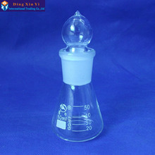 1PC 50ML Glass conical flask Glass Erlenmeyer Flask Laboratory use glass triangle flask borosilicate glass 2024 - buy cheap