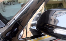 Cubierta triangular para espejo retrovisor de coche, cubierta de ventana de acero inoxidable para Toyota Land Cruiser 200 Prado FJ 150 2010-2017, accesorios 2024 - compra barato