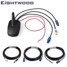 Eightwood Car DAB+FM+GPS Combined Antenna Shark Fin Roof Mount Amplified Aerial for Vehicle Car Truck SUV Radio Stereo Head Unit 2024 - buy cheap