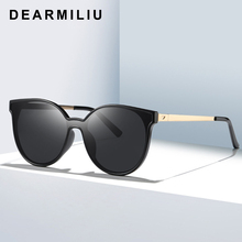 DEARMILIU 2019, Gafas De Sol polarizadas De diseño para mujer, Gafas De Sol redondas De espejo De conducción, Gafas De Sol Siamesas, UV400 Gafas De Sol, Gafas De Sol para mujer 2024 - compra barato