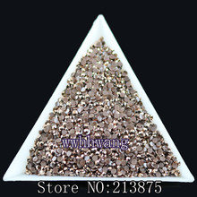 DIY 10000 unids/bolsa de SS6 de bronce color mágico AB jelly 2mm resina Cristal Diamantes de imitación Nail Art no hotfix cuentas 2024 - compra barato