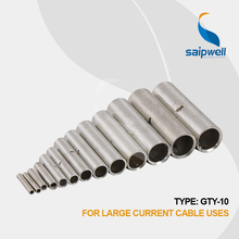 Saipwell 10mm2 GTY-10 100PCS/LOT for 4.1mm max wire butt copper crimp connectors ring crimp terminals cable celular 2024 - buy cheap