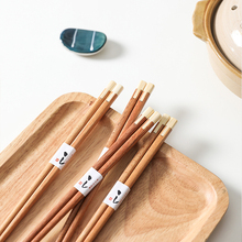 Pauzinhos de madeira feito à mão + bambu, pauzinhos japoneses, picador, varas para sushi, presente chinês infantil, reutilizável para comida 2024 - compre barato