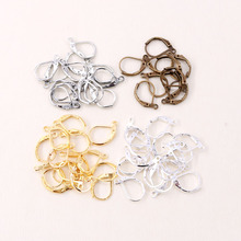 100Pcs/lot Nickel Free and Lead Free Silver Gold Plated French Earring Hook Ear Wire Lever Back Open Loop DIY Jewelry Findings 2024 - buy cheap