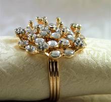 Qn17060503 Кристальное кольцо для свадебных салфеток Кристальное украшение для салфеток Кольцо и украшение держатель для салфеток Бесплатная доставка 2024 - купить недорого