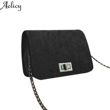 Aelicy drop ship  new 2020 hot SALE Women Fashion Wool Hasp Handbag Crossbody Shoulder Bags bolsa feminina SAC A MAIN mujer 2024 - buy cheap