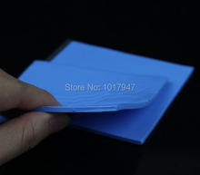 2pcs Lot Blue 100x100x2mm GPU SMD DIP IC Silicone Compound Conductive Thermal Pads Pad 2024 - buy cheap
