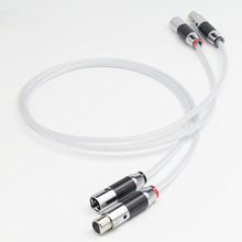 HI-End Silver Plated XLR Audio Balanced Cable HIFI XLR Male Female Audio Cable 2024 - buy cheap