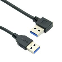 0,4 м прямоугольный 90 градусов USB 3,0 A Тип папа для прямого типа папа кабель для передачи данных 2024 - купить недорого