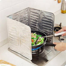 Кухонная плита из алюминиевой фольги, газовая плита, маслопластовые экраны для приготовления пищи, изолированные брызгоустойчивые перегородки, кухонные инструменты 2024 - купить недорого