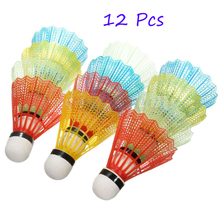 12pcs Colorful Badminton Balls Portable Shuttlecocks Products Sport Training Train Outdoor Supplies 2024 - buy cheap