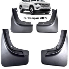Guardabarros de coche para Jeep Compass 2017 2018, accesorios de estilismo de coche, 4 Uds. 2024 - compra barato