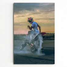 Arte da parede imagem da motocicleta motocross esporte extremo cartazes e impressões em tela quadros para decoração do quarto 2024 - compre barato