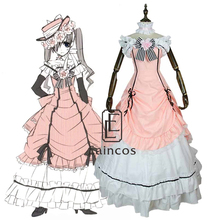 Anime Black Butler Kuroshitsuji Ciel Phantomhive Girls Dress Cosplay Party Costume Custom Made 2024 - buy cheap