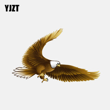 YJZT 14.3CM*8.8CM High Quality Raptor Golden Eagle PVC Car Sticker 11-01231 2024 - buy cheap