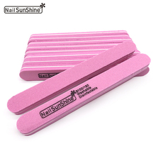 100X Pink Nail Files Gel Cuticle Remover Buffers Removal Unha File Set Manicure Sponge Emery 100/180 Lime a Ongle Accessoires 2024 - buy cheap