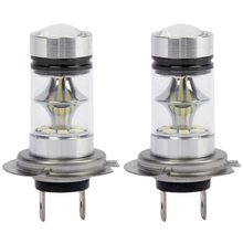 1 Pair High Power LED H7 Bulb 100W 20LED Car Fog Light Lamp Headlights 6000K White 2024 - buy cheap