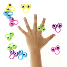 New 10 Pcs Eye Finger Puppets Eye Rings Kids Baby Toys Gift Slime Accessories MAY15 dropshipping 2024 - buy cheap