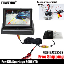 ¡Envío Gratis! SONY-Sensor de Vista trasera de coche, cámara de imagen de espejo de respaldo inverso para KIA SPORTAGE SORENTO con línea de guía, Chip CCD 2024 - compra barato