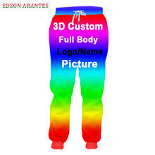 DIY Unisex 3D Graphic Joggers Pants Funny Street Casual Hip Hop Sports Trousers Fitness Sweatpants for Men&Women Custom XXS-6XL 2024 - buy cheap