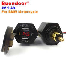 Encendedor de motocicleta adaptador con puerto USB, pantalla LED doble de voltaje para BMW F800GS R1200GSA R1200GS LC R1200RT, gooddeer, 4,2 A 2024 - compra barato