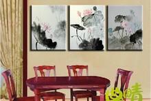 Modern fashion abstract oil  painting on canvas very nice Wash lotus  paintings NO frame 2024 - buy cheap
