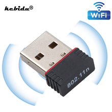 Kebidu-Mini tarjeta de red adaptador wifi inalámbrico USB de 150Mbps, adaptador de red LAN, wifi, 802.11b/gn, RTL8188FTV, para PC y Escritorio 2024 - compra barato