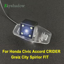 4LEDCCD Night Vision Car Rear View Reverse Camera Waterproof For Honda Civic Accord CRIDER Greiz City Spirior FIT 2012 2013 2024 - buy cheap