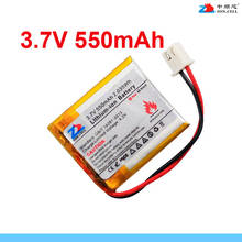 In 550mAh 403035 3.7V polymer lithium ion battery 453035 mobile card box MP3 Rechargeable Li-ion Cell 2024 - buy cheap