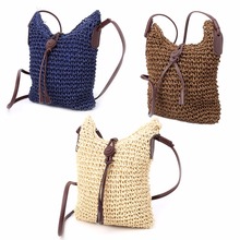 THINKTHENDO Women Handmade Hollow Out Woven Bag Trend Women's Handbag Straw Shoulder Bag Beach Hobo Bag Crossbody 2024 - buy cheap