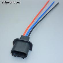shhworldsea 5/30/100pcs 9008 HB2 H13 male plastic socket case for Halogen led headlamp holder connector 18AGW 15cm wire 2024 - buy cheap