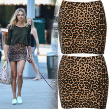 Fashion Sexy Women Leopard Print Short Pencil Mini Skirt Summer clothes 2024 - buy cheap