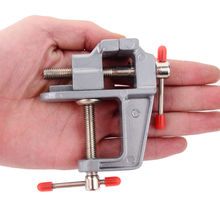3.5" Aluminum Miniature Small Jewelers Hobby Clamp On Table Bench Vise Mini Tool Vice 2024 - buy cheap