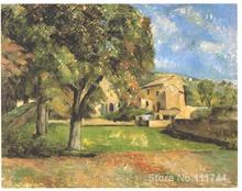 Pinturas de arte de pared impresistas, árboles de castaño de caballo en Jas de Bouffan Paul Cezanne, ilustraciones pintadas a mano de alta calidad 2024 - compra barato