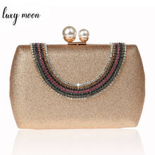 Luxy Moon Women Clutch Bags Luxury Diamond Evening Bag Crystal Clutches Rhinestones Wedding Party Purse Handbags Shoulder bags. 2024 - buy cheap