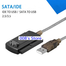 New Hard Drive Disk Interface Cable For En-Labs 3-in-1 USB 2.0 To IDE/SATA 2.5" 3.5" SSD 480Mb/s Notebook HDD Converter Adapter 2024 - buy cheap