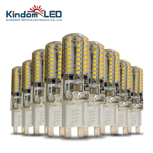 KINDOMLED 10Pcs Dimmable G9/E14 led Bulb/Light 2.5W 4W AC 230V 220V 110V SMD3014 Corn Bulb Lamp LED Spotlight for Crystal Lamp 2024 - buy cheap
