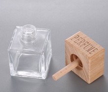 Botella vacía de aceite esencial de aromaterapia de vidrio cuadrado de 50ml, con caja de embalaje, 50 unids/lote 2024 - compra barato