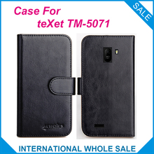 Original! teXet TM-5071 Case ,6 Colors High Quality Leather Exclusive Case For teXet TM-5071 Cover Phone Bag Tracking 2024 - buy cheap