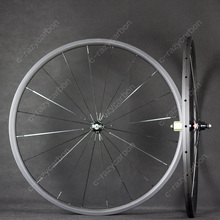 Super Light Road Wheelset 700c in 24mm Outer Width Full Carbon Clincher Climbing Free Shipping 2024 - buy cheap