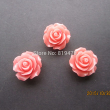 5 peças 25mm camélia corais contas grande flor coral contas cabochão cor rosa para fazer jóias 2024 - compre barato