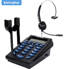 Business Telephone Headset Phone Call center Dial pad key pad with RJ9 Headset with Anti-Noise Microphone 2024 - buy cheap