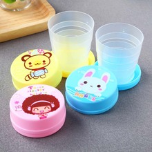 1 Pcs Cute Cartoon Portable Telescopic Cup Folding Cup Creative Travel Cup Baby Birthday Gift Collapsible Drinking Cup 2024 - buy cheap