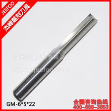 6*5*22mm 2 Straight Flutes Milling Cutters, CNC Cutting Tools, Carbide Router Bits 2024 - buy cheap