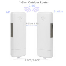 9344 de 9331, punto de acceso para exterior Router 1-3km Chipset WIFI Router repetidor WIFI CPE de largo alcance 300Mbps2.4G AP Bridge cliente Router repetidor 2024 - compra barato