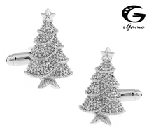 IGame-gemelos de árbol de Navidad, Color plata de latón, Material, diseño de árbol 2024 - compra barato
